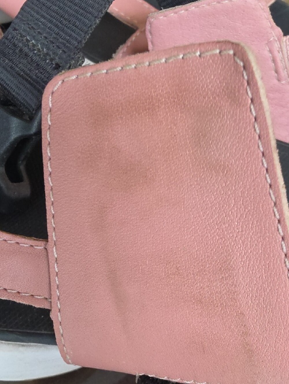 (9.5) Sorel Pink and Black Adjustable Sport Sandals Comfy Summer Vacation Walk - Picture 5 of 9